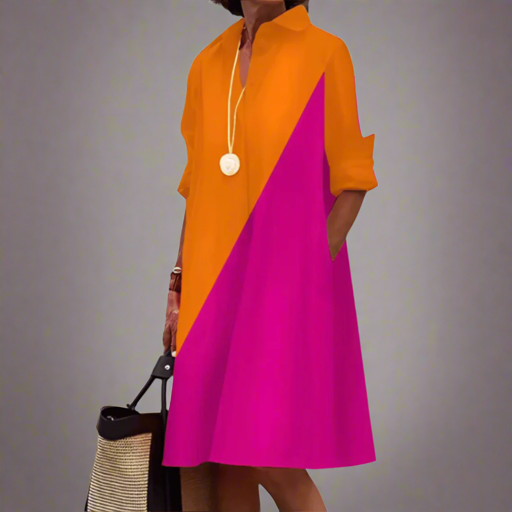 SANDRA | ELEGANT CASUAL POLO DRESS