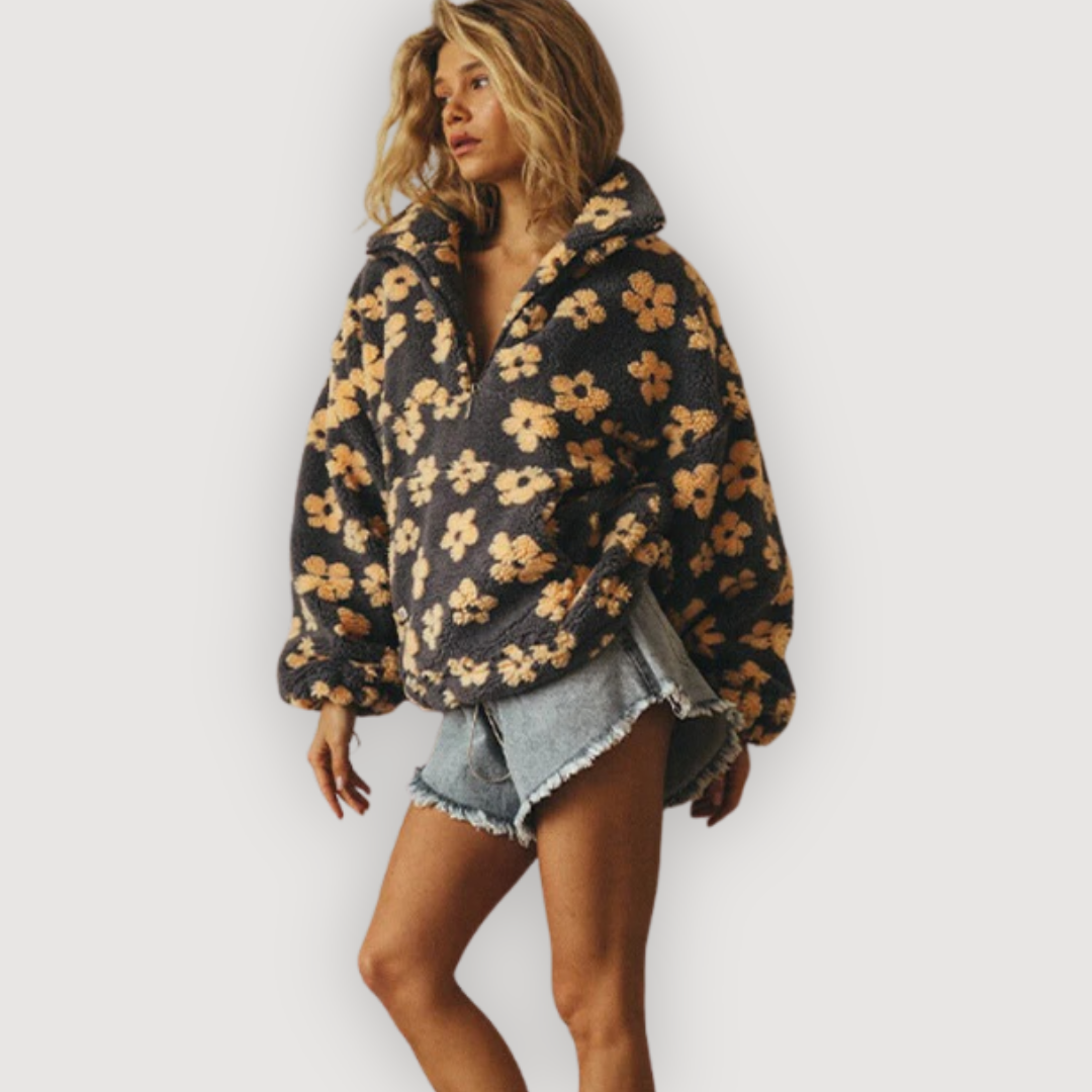 MYLENE – COSY FLORAL PULLOVER