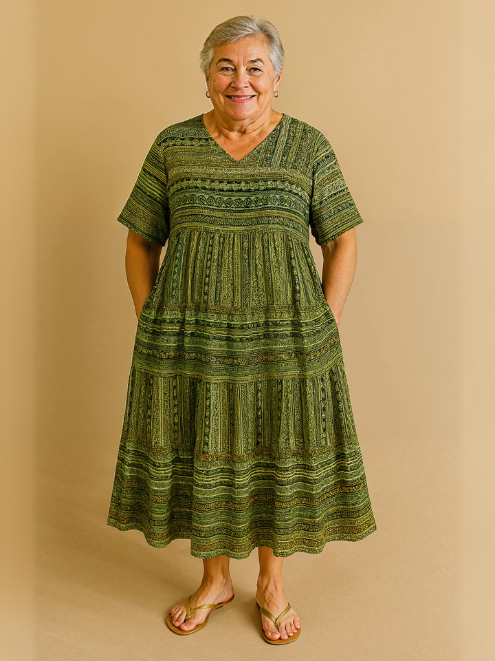 Mandy | Plus Size Multicolor Dress